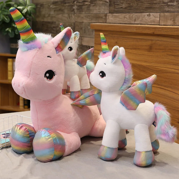 Unicorn Stuffed Animals Children Soft Horse Plush Toy Gift For Kids