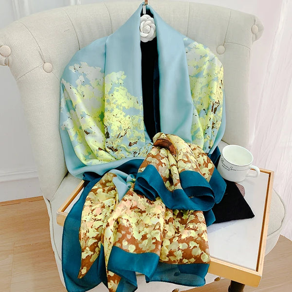 Paris Series Premium Quality Luxury Silk Scarf