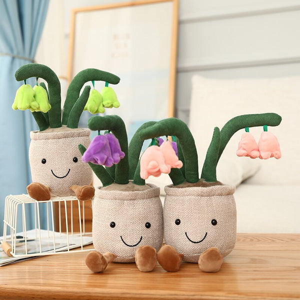 Fuzzy Fella Flower Pot Plush