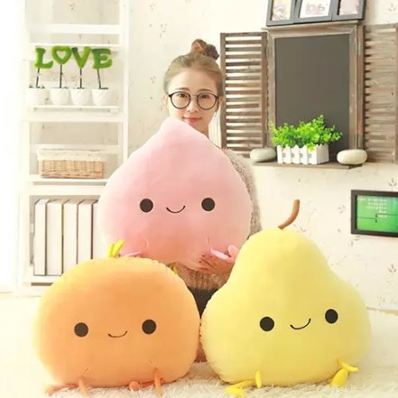 Cuddly Fruits Pastel Plushies