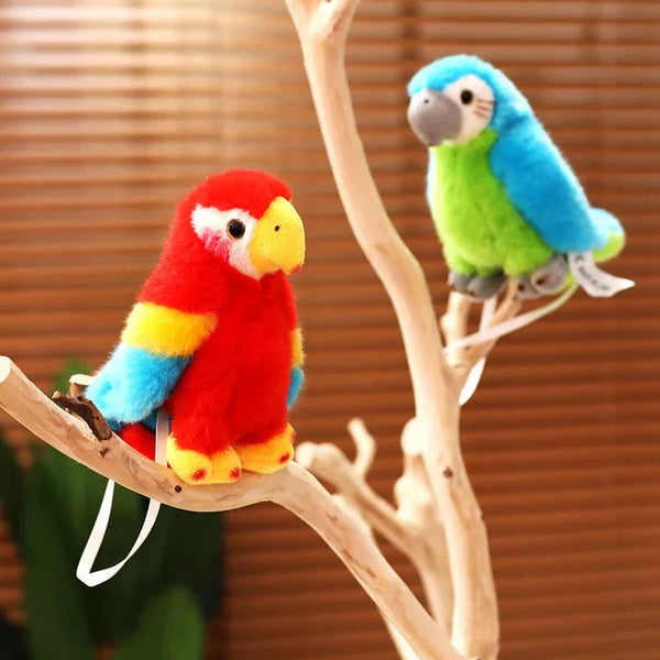 Cute and Colourful Parrot Plushie