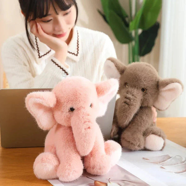 Fluffy Adorable Elephant Plushies