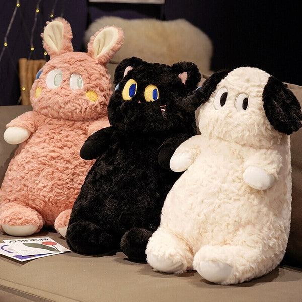 Fluffy Dog Cat Bunny Plushies