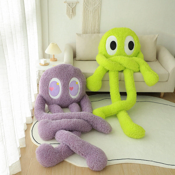 Giant Fuzzy 4 Legged Octopus Plushie