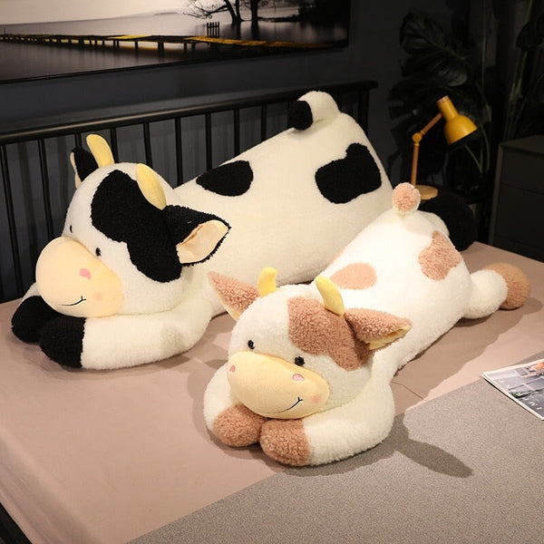 Huge Fluffy Lovely Milk Cow Plushies