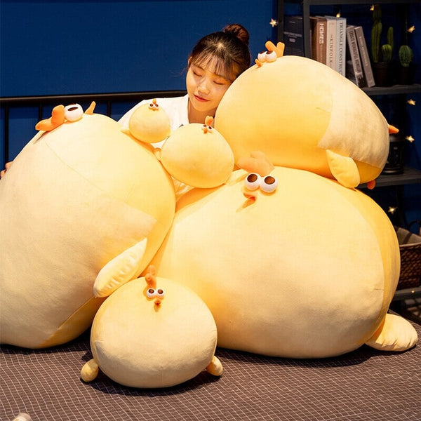 Jaba the Chonky Yellow Chicken Plushie