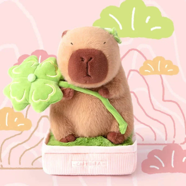 Kawaii Capybara Plant Pot Plushie