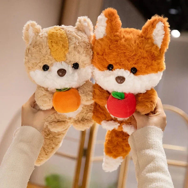 Kawaii Fox & Squirrel Chibi Plushies