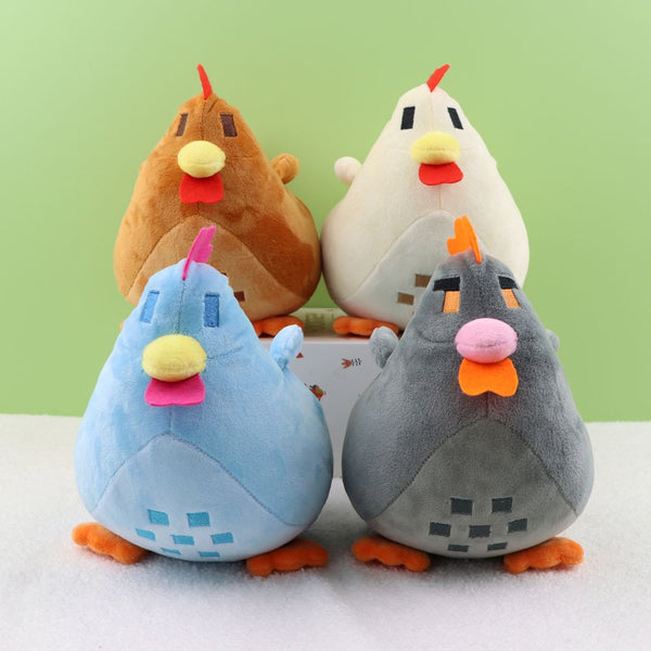 Kawaii Stardew Valley Chicken Plushie
