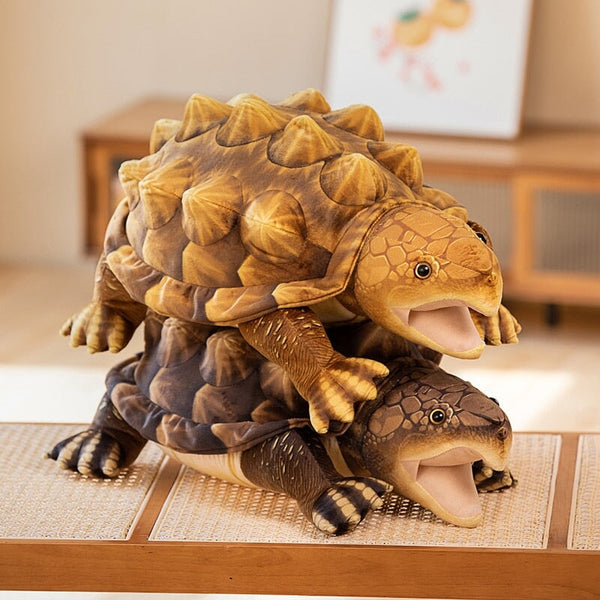 Large Lifelike Snapping Turtle Plushie