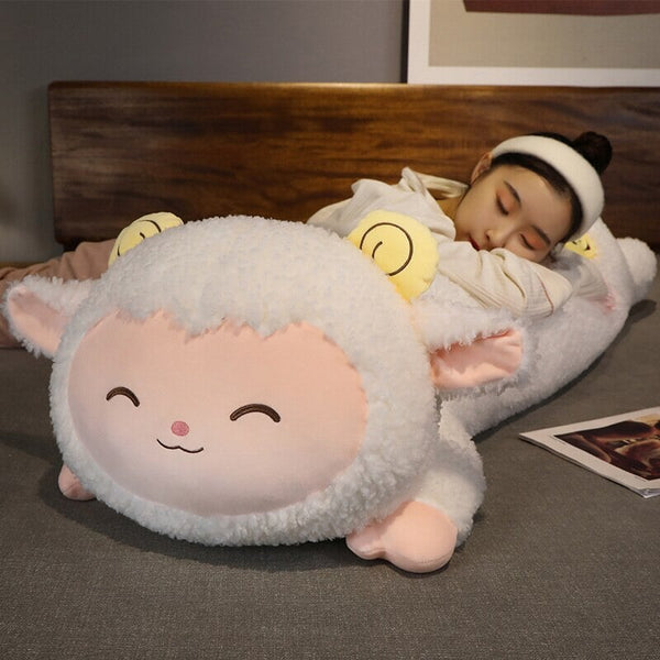 Long Fluffy 'Happy' Alpaca Llama Plush