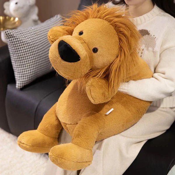 Long Lion Snuggle Buddy Plushies
