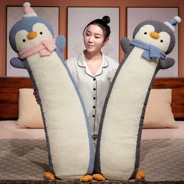 Long Snuggly Fluffy Penguin Plushies
