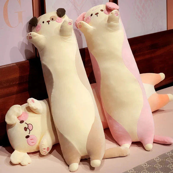 Long Snuggly Kawaii Dog Plushies