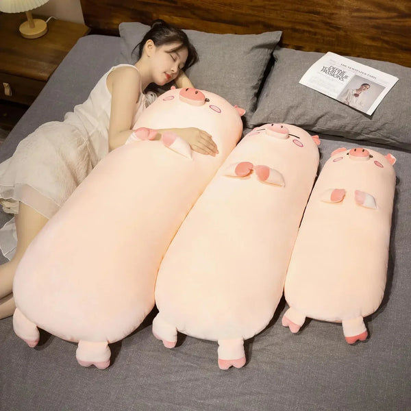 Long Snuggly Pig Plushies