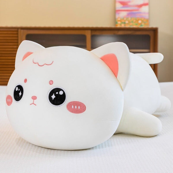 Momo & Nala the Kawaii Laying Cat Plushies