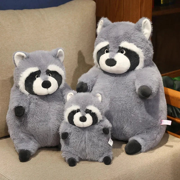 Peanut the Chubby Raccoon Plushie