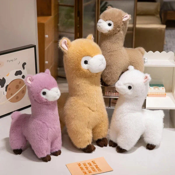 Pompom Alpaca Plushie Family