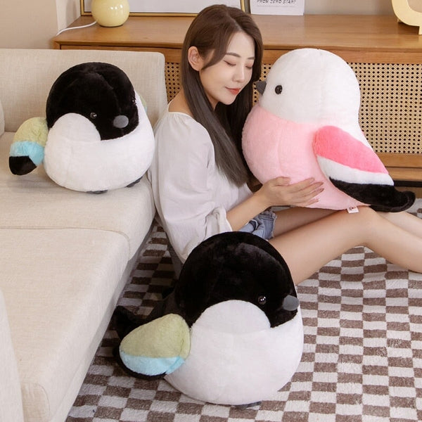 Puffy Vibrant Bird Plushies