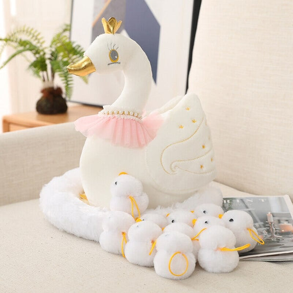 Swan and Chicken Family Plushies