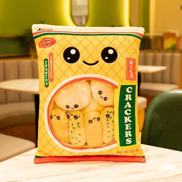 Tasty Rice Crackers Candy Bag Plushies