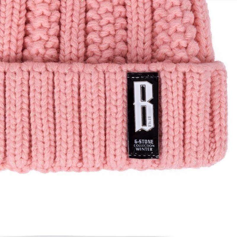 Winter Fashion Cotton Knitted Beanies Caps