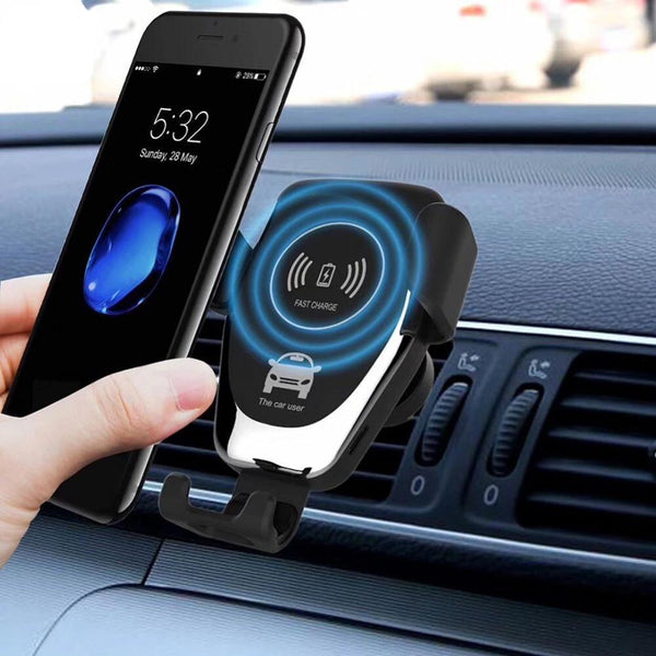 10W QI Wireless Fast Charger Car Mount Holder Stand For iPhone XS Max Samsung S9 For Xiaomi MIX 2S Huawei Mate 20 Pro Mate 20 RS