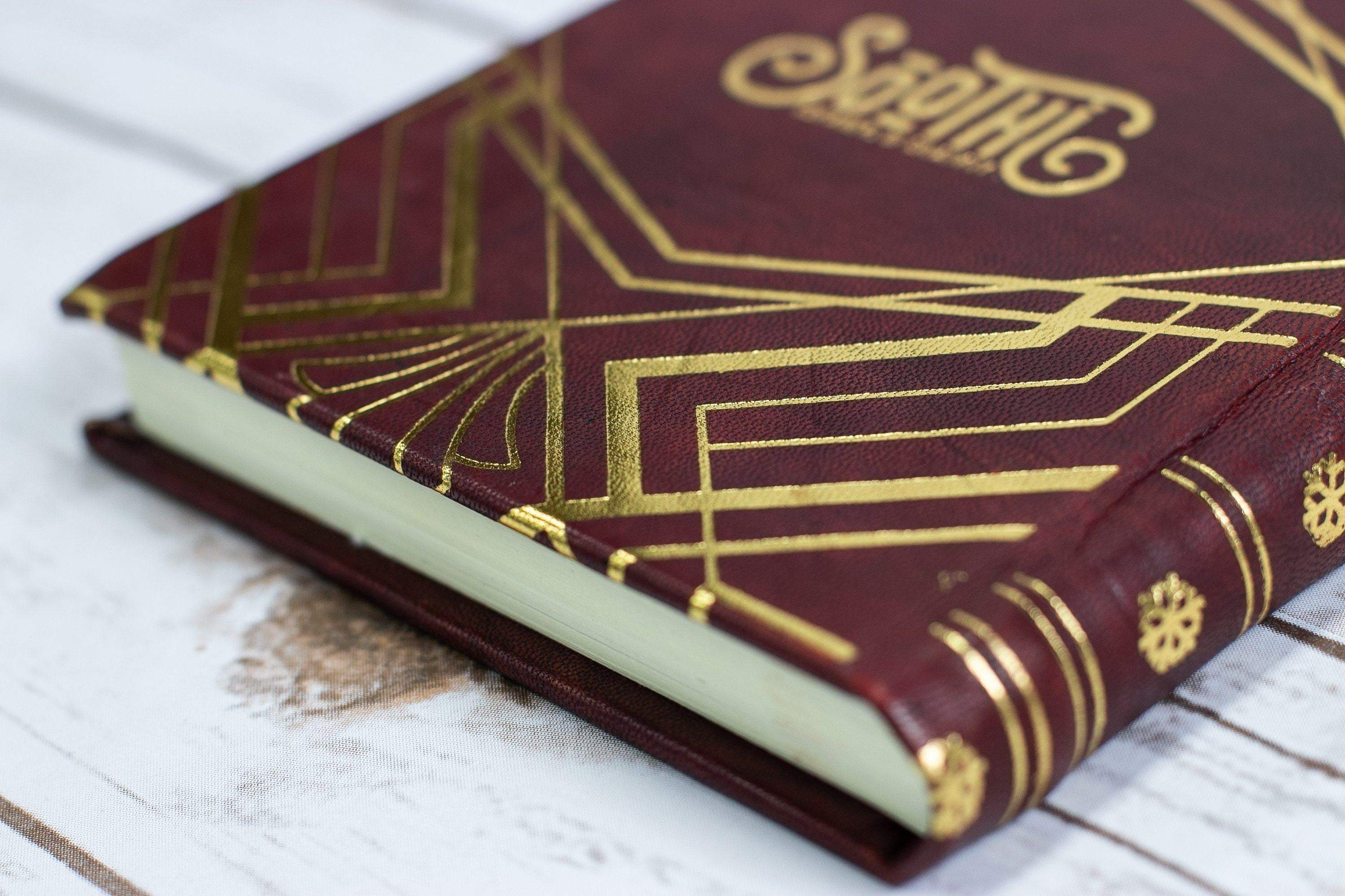 Vintage Jane Austen Pride & Prejudice Handmade Leather Journal