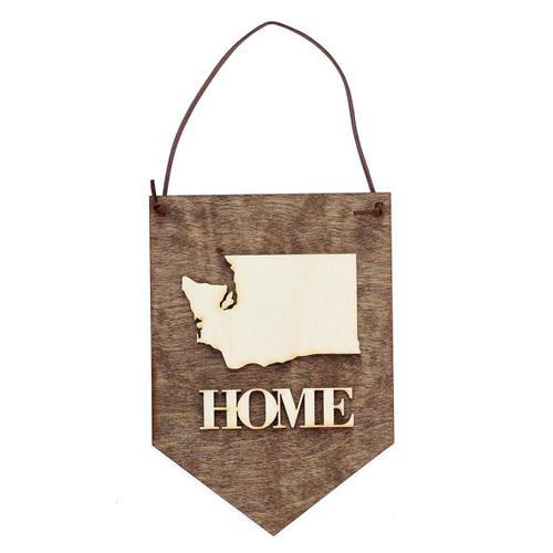 "HOME" Laser Cut Wood Wall Hanging