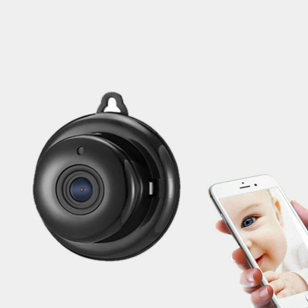 Mini WIFI Camera With Smartphone App and Night Vision Two-way Audio Home Security Camera