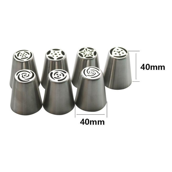 13pcs/Set Pastry Nozzles And Coupler Icing Piping Tips Made With Durable Stainless Steel