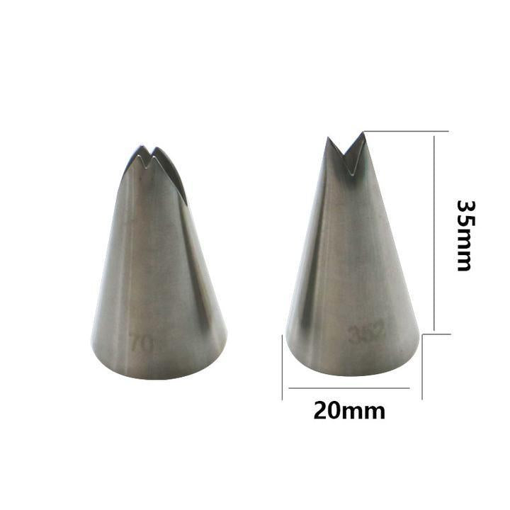 13pcs/Set Pastry Nozzles And Coupler Icing Piping Tips Made With Durable Stainless Steel