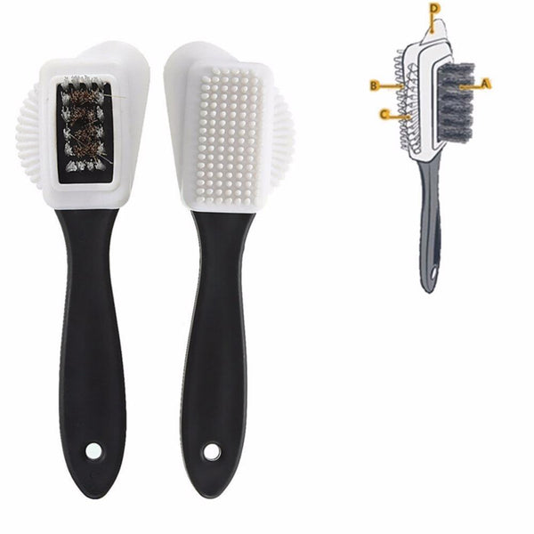 3 Side Cleaning Shoe Brush