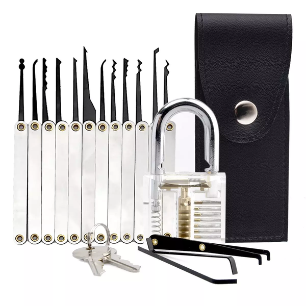 15 pcs learn to Lock Pick set