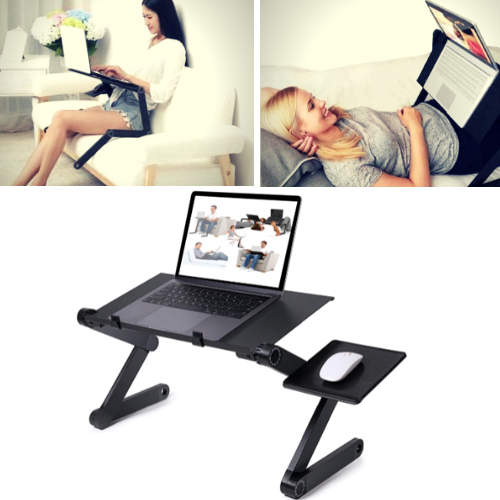 No.1 Selling Ergonomic Adjustable Laptop Stand Folding Bed Desk Table