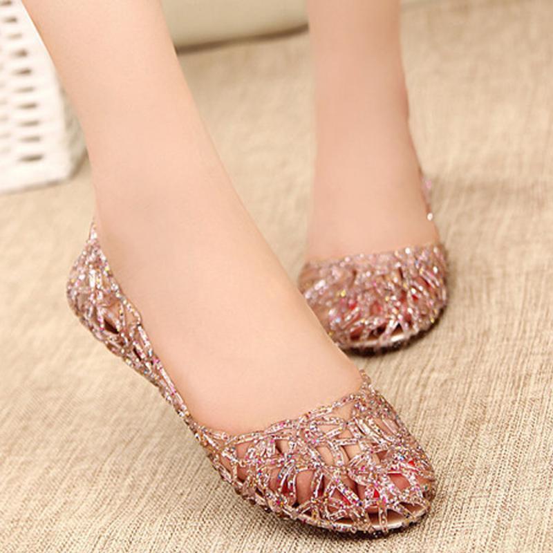 Women's Sandals Lady Girl Sandals  Women Casual Jelly Shoes