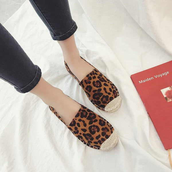 Women Leopard Loafers