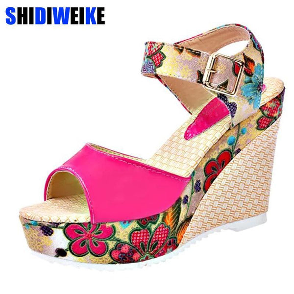 Women Sandals Summer Platform Wedges Casual Shoes