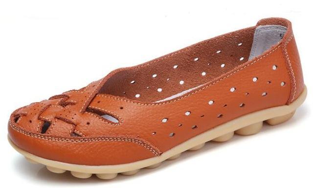 new women shoes plus size 44 women flats genuine leather