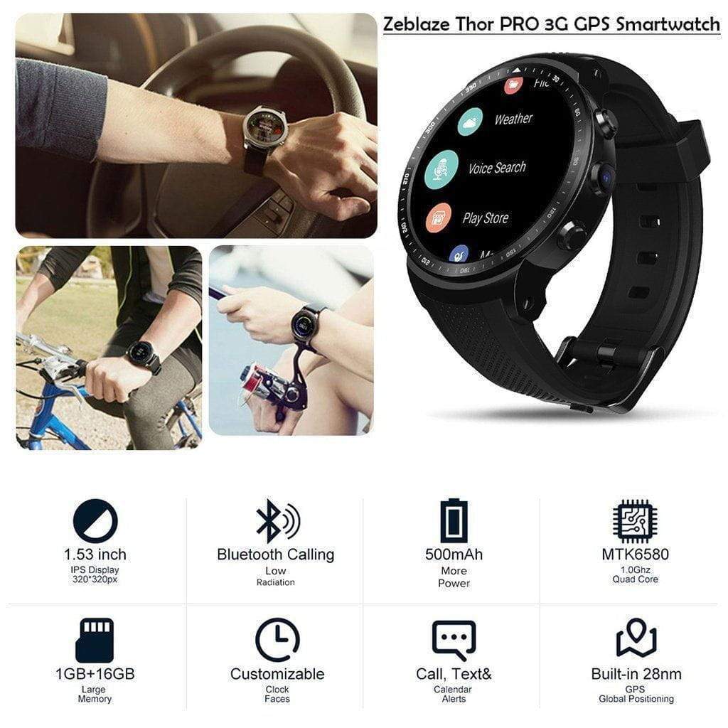 New Zeblaze Thor PRO 3G GPS Smartwatch