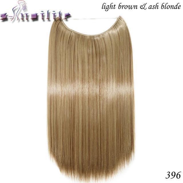 No.1 Selling Fast Shipping Invisible Halo Hair Extensions Silky Straight Hair