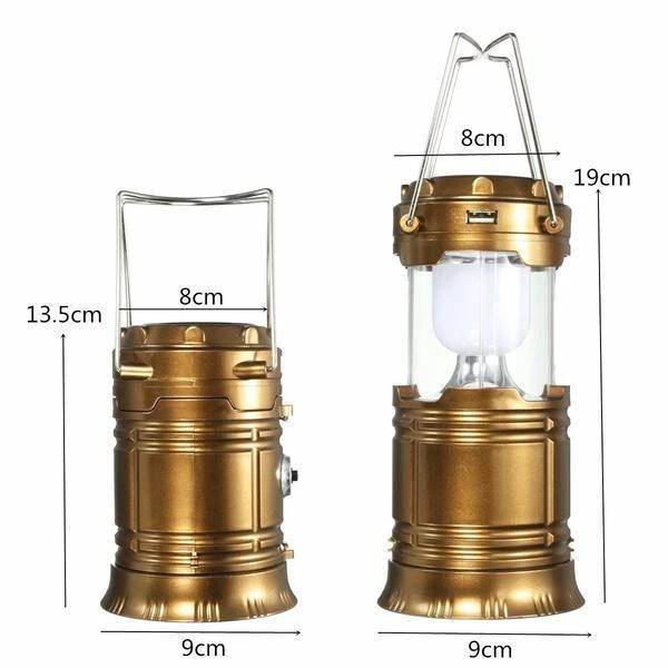 3-in-1 LED Solar Camping Lantern
