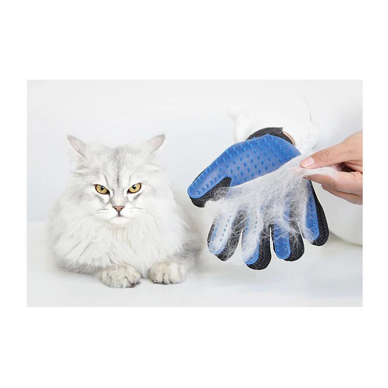 Pet Soft Silicone Brush Grooming Glove