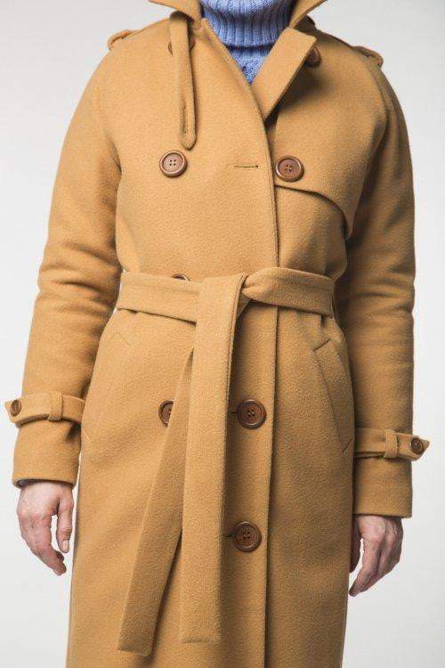 Camel trench coat / Spring - autumn / Women's coat / Collection 2018 by REVALU
