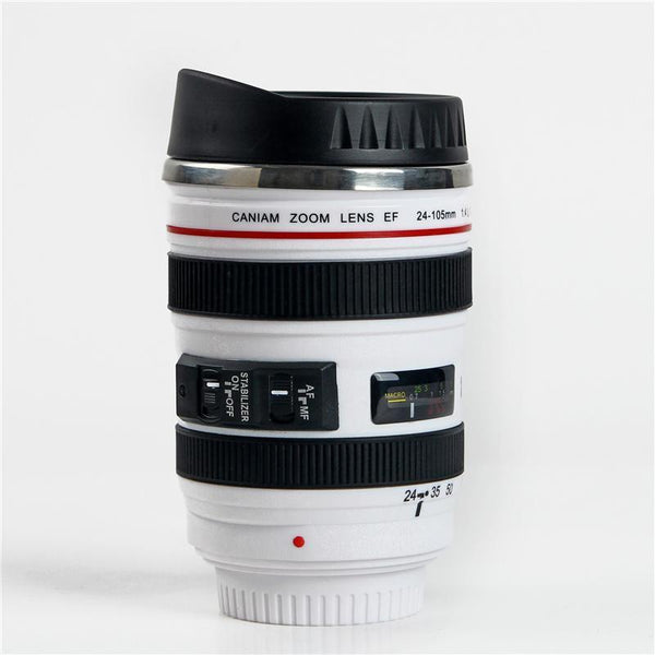 400ml Camera Lens Coffee Thermos