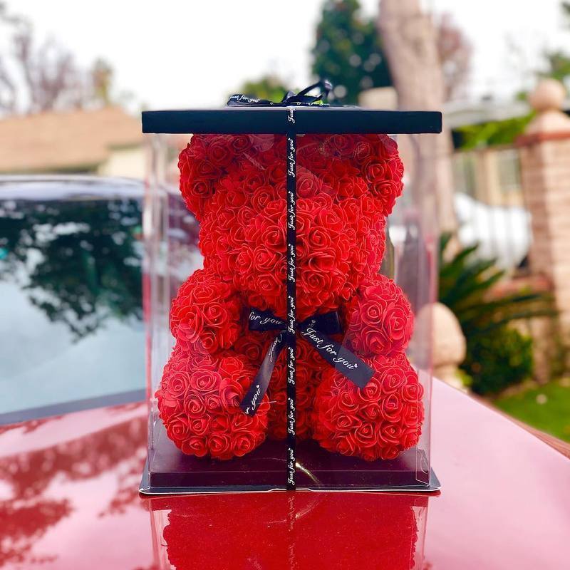 Rose Teddy Bear for Valentines