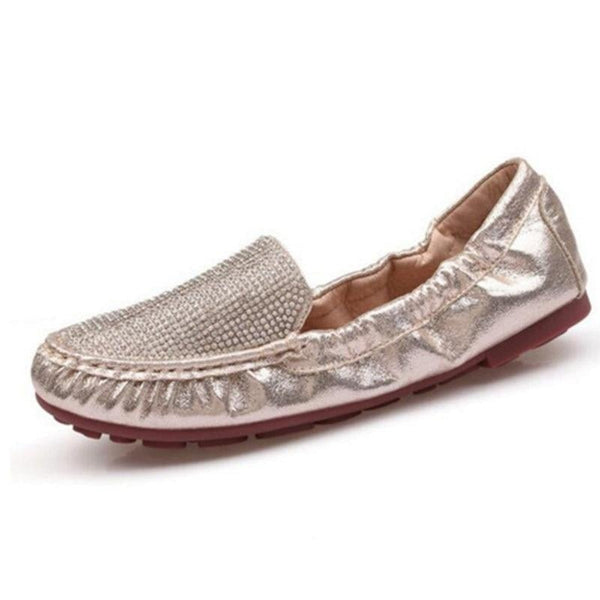 Luxury Rhinestone Women Shoes Fashion Sequin Women Loafers