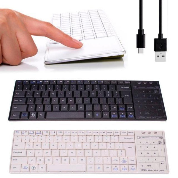 Mini Wireless Bluetooth Touch Keyboard with Touchpad