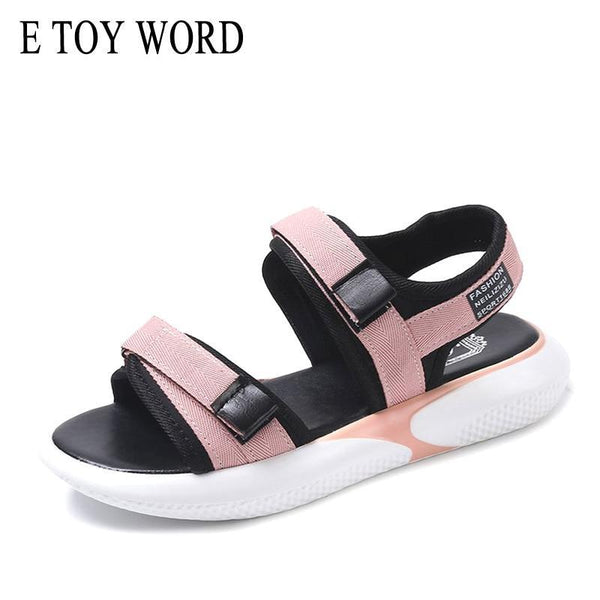 Women Sandals  Casual shoes woman Hook & Loop platform sandals