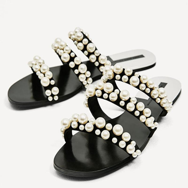 Beach Party Dresses shoes Fulgurant Pearl  Sandals